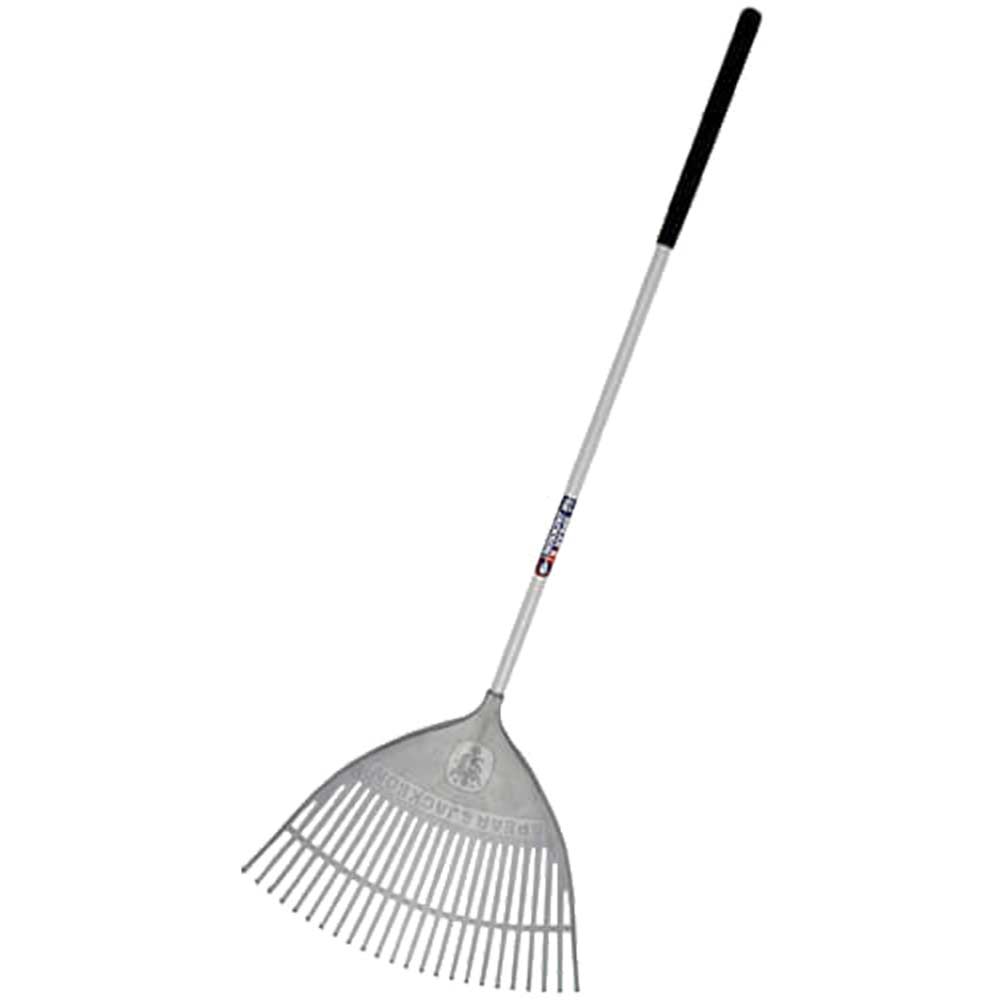 Spear & Jackson Neverbend Carbon Plastic Leaf Rake with 1219mm Tubular Handle