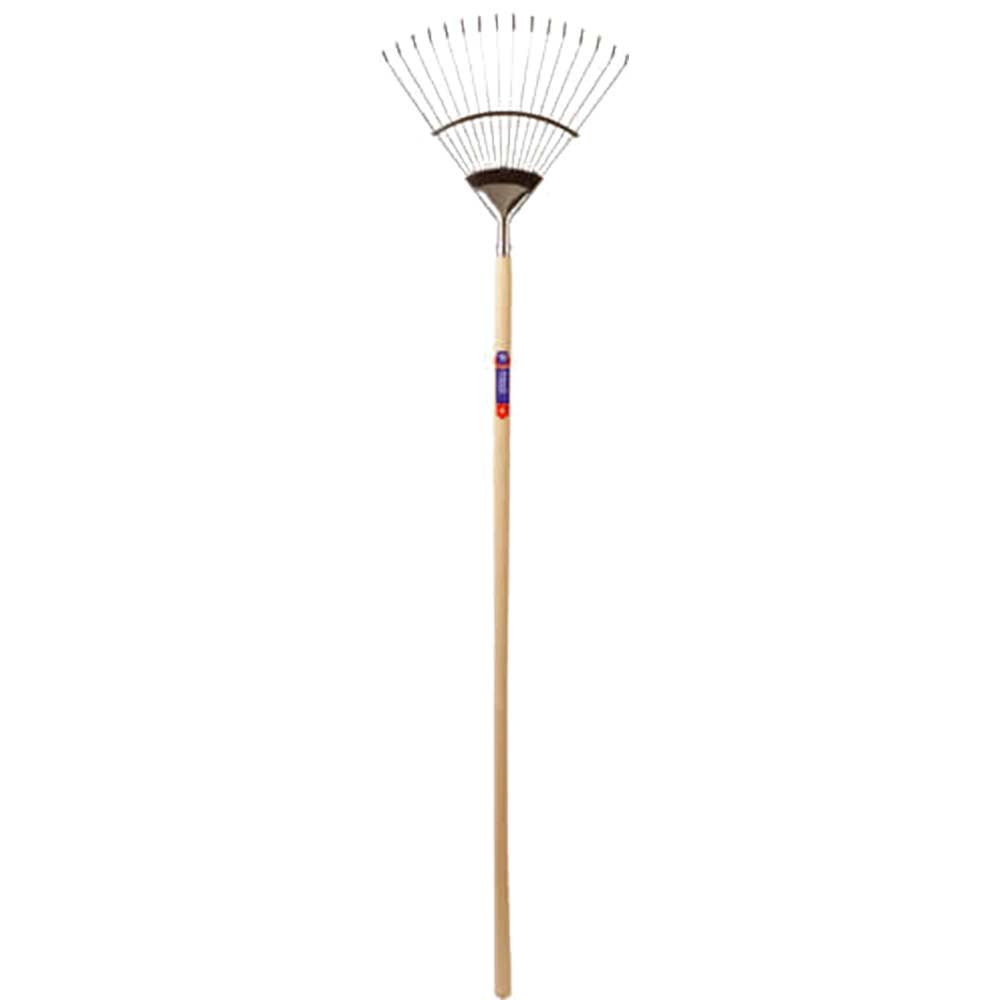 Spear & Jackson Neverbend Stainless Steel Flexo Lawn Rake with 1370mm Handle