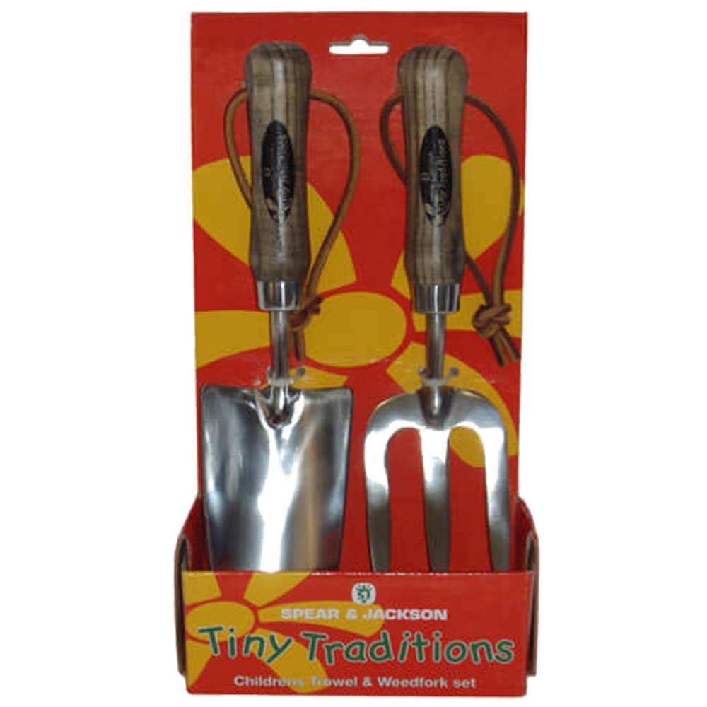 Spear & Jackson Traditional Childrens Trowel & Weedfork Set