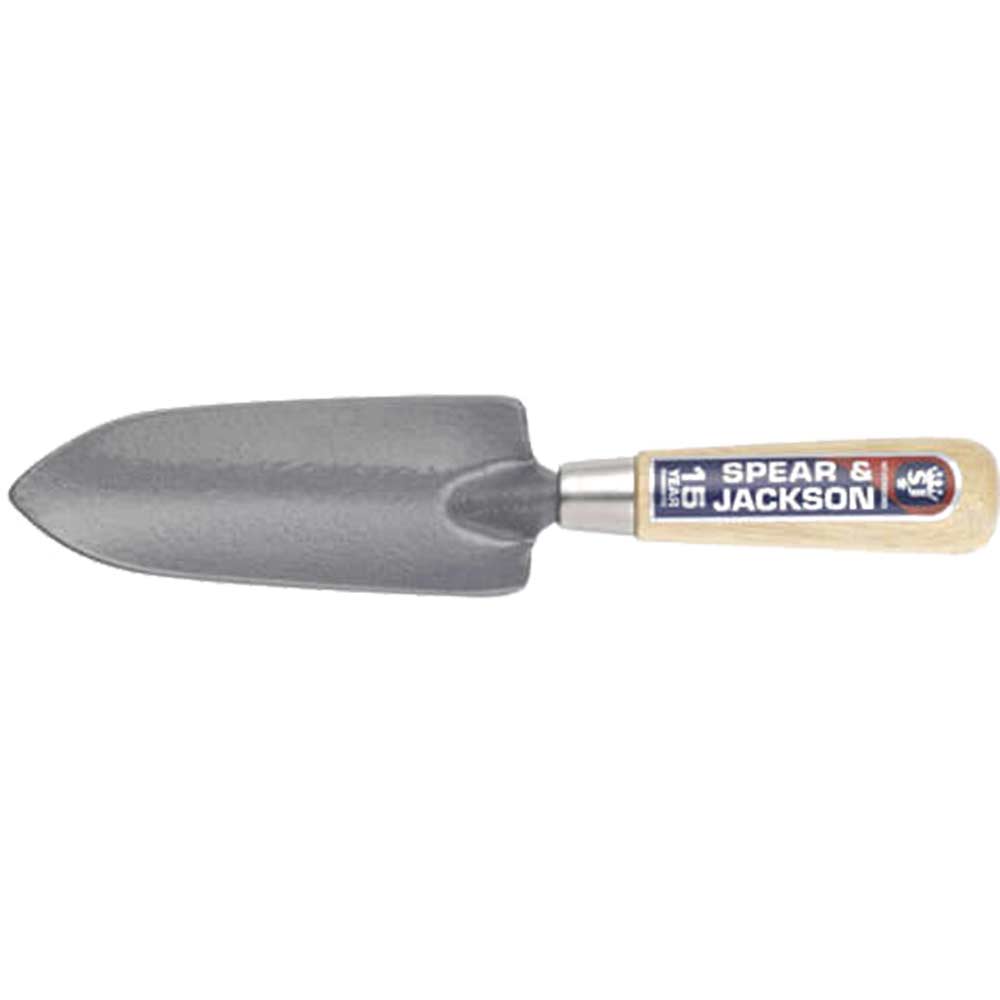 Image of Spear & Jackson Neverbend Carbon Hand Transplanting Trowel with 127mm Handle