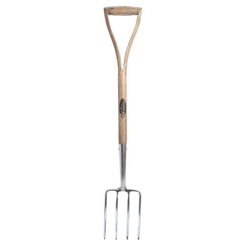 Spear & Jackson Traditional Childrens Digging Fork with 635mm Wooden Handle