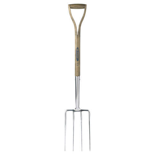 Spear & Jackson Traditional Stainless Steel Digging Fork with 712mm Wooden Handle