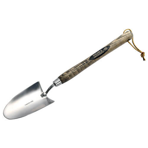 Spear & Jackson Traditional Stainless Steel Hand Trowel with 305mm Wooden Handle