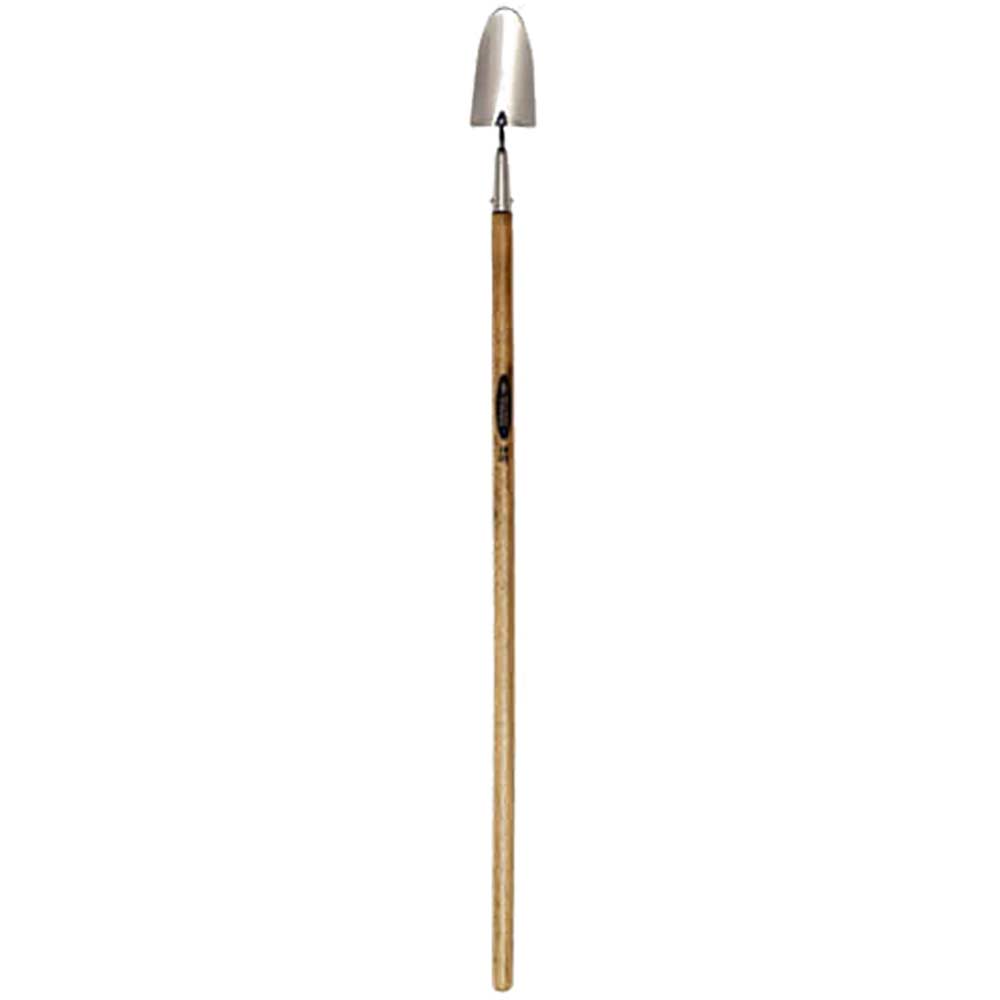 Spear & Jackson Traditional Stainless Steel Long Handled Trowel with 1016mm Wooden Handle