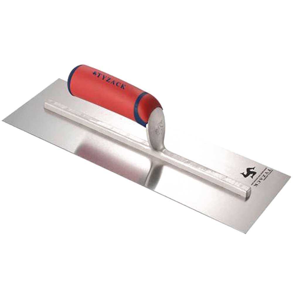 Image of WHS Tyzack Carbon Drywall Finishing Trowel with Soft Grip Handle 11&quot; x 4-5/8&quot;