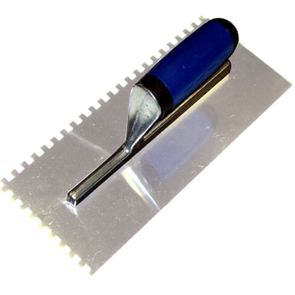 Image of Spear & Jackson 6mm Notch Tiling Trowel with Soft Grip Handle 11&quot;