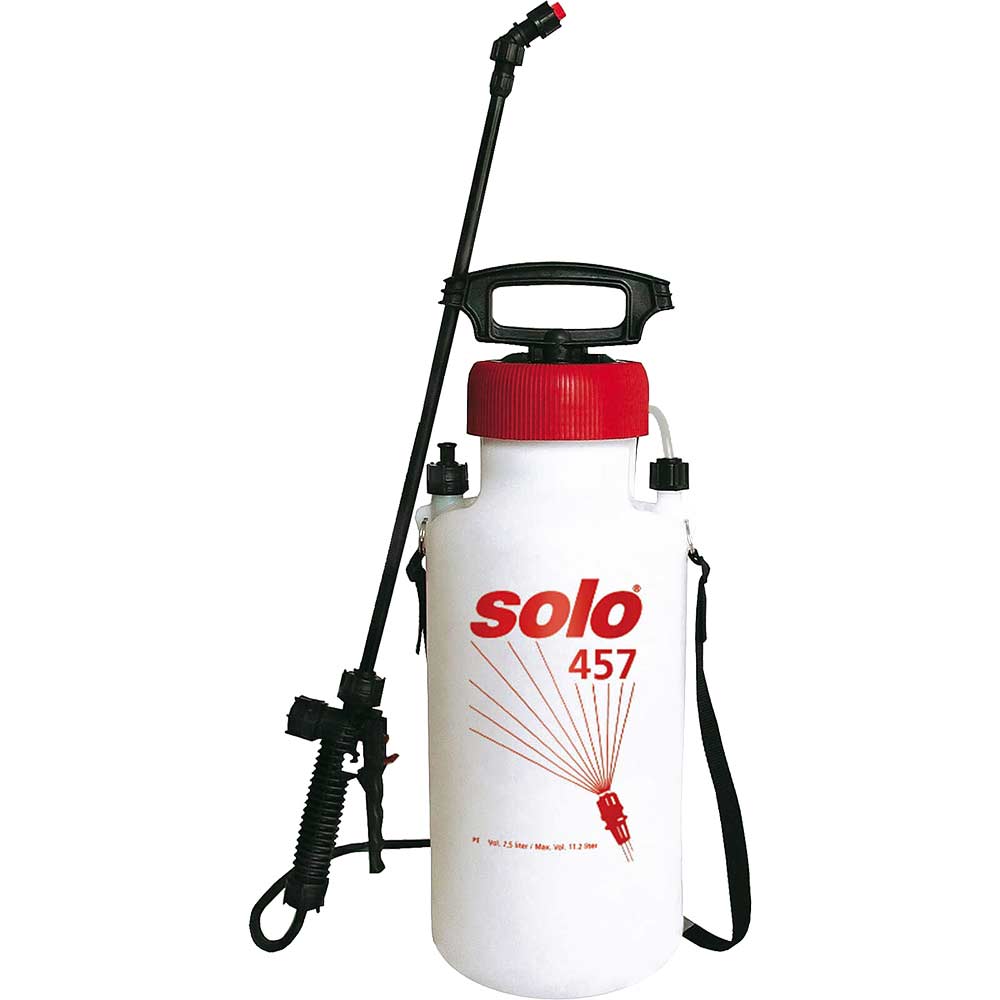 Image of Solo 457 Pro Pressure Sprayer for Chemicals & Water 9 Litres Holds 7 Litres with 500mm Spray Lance