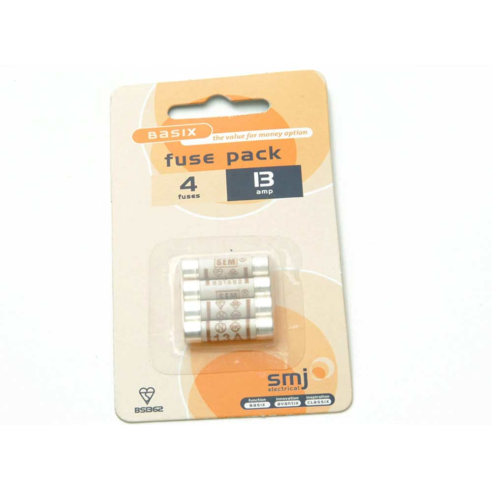 Image of Smj 13 Amp Fuses (Pack of 4)