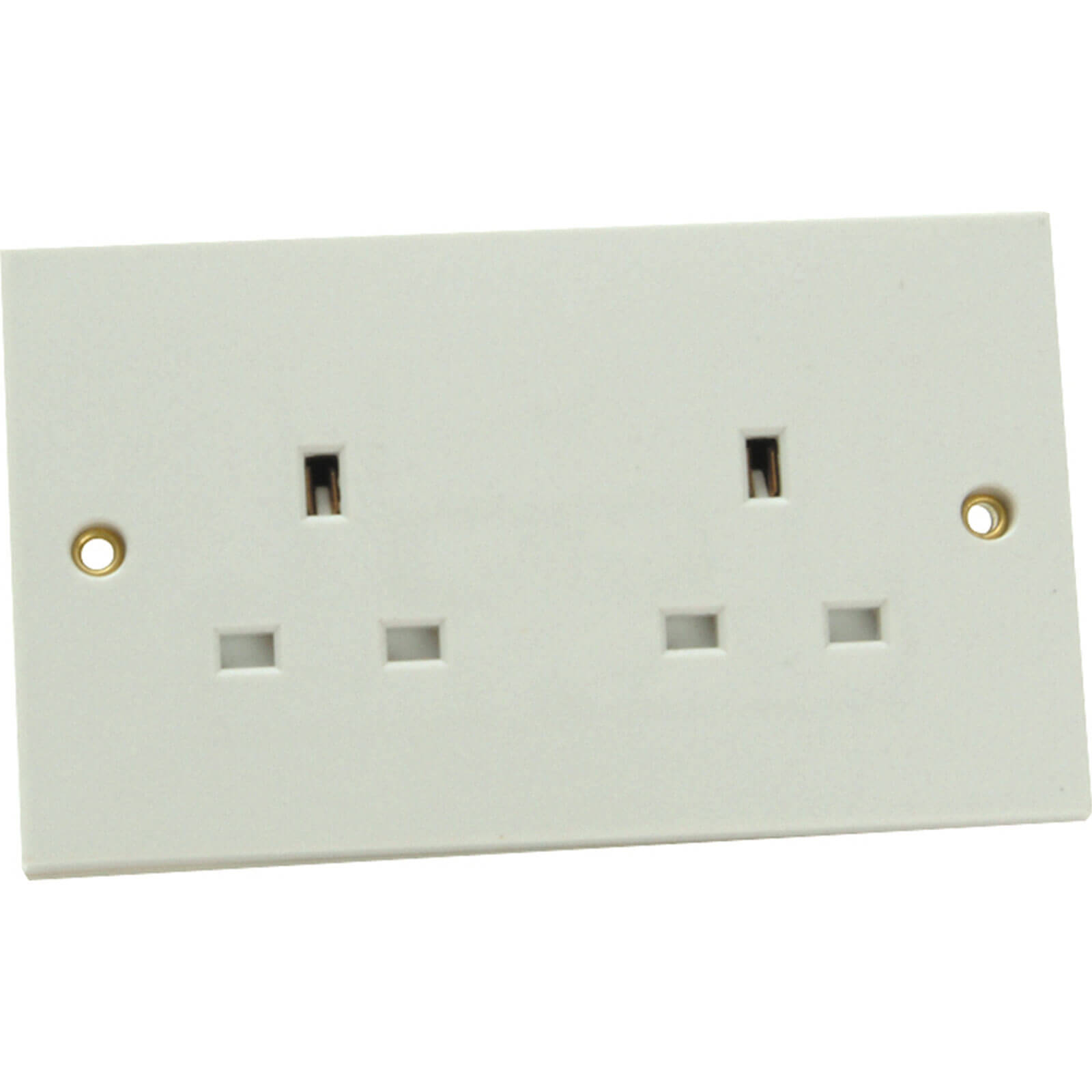 Smj 2 Gang 13Amp Unswitched Socket