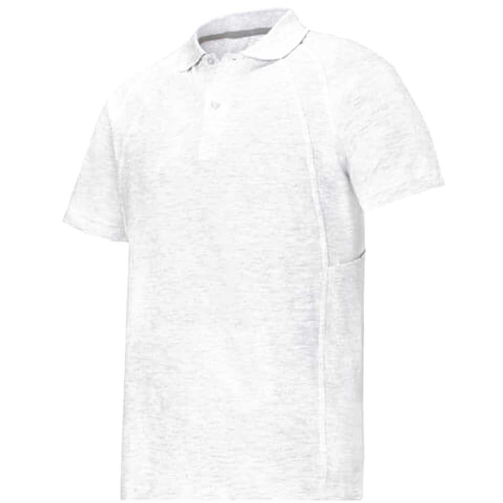 Image of Snickers Mens Heavy Polo Shirt Ash Large