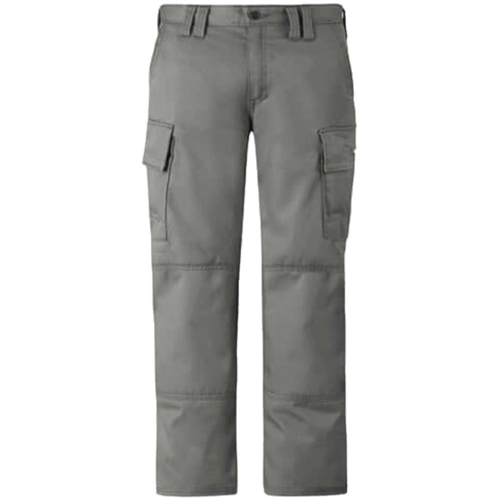 Image of Snickers Mens Service Line Cargo Trousers Grey 41&quot; Waist & 30&quot; Leg