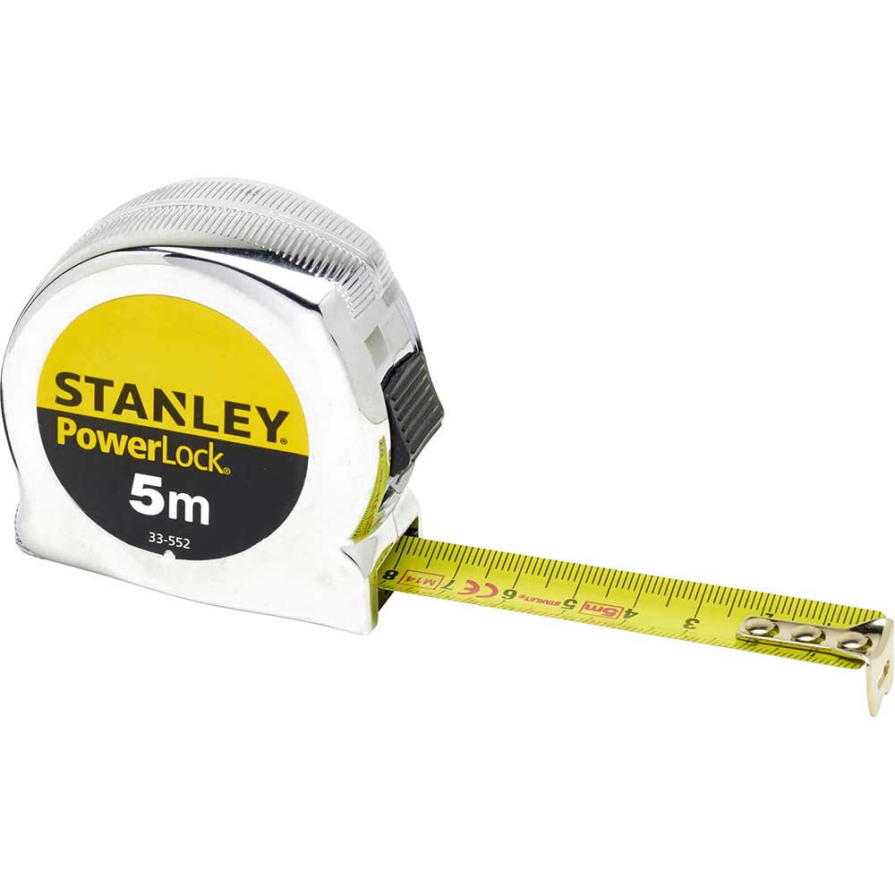 Image of Stanley Powerlock 5 Metre Tape Measure Metric Only