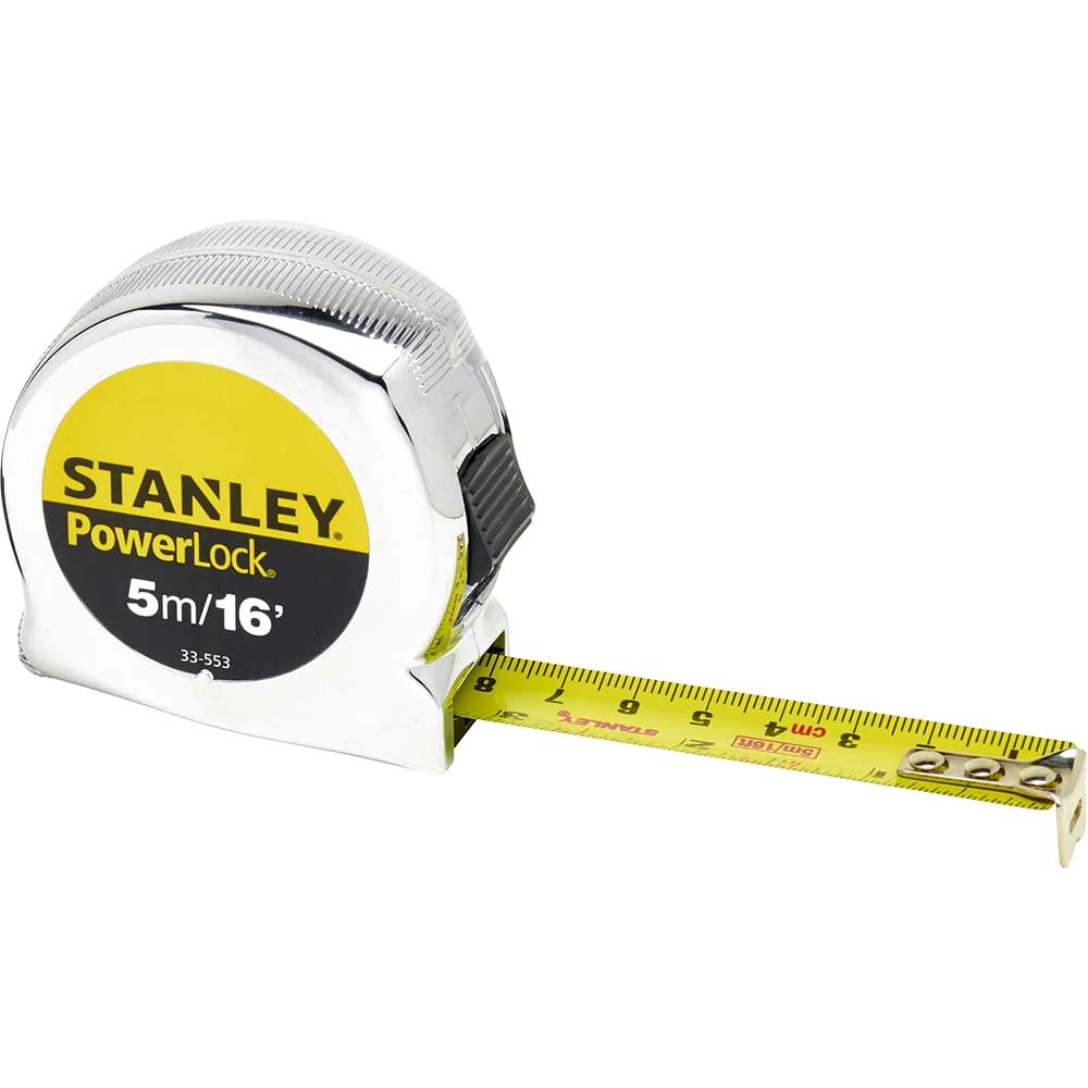 Image of Stanley Powerlock 5 Metre / 16 Feet Tape Measure