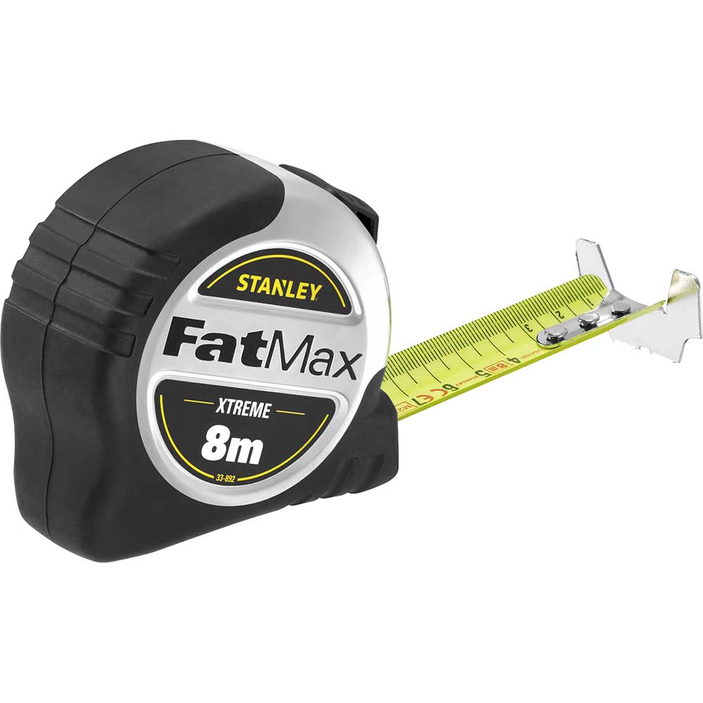Image of Stanley FatMax XTREME 8 Metre Tape Measure Metric Only
