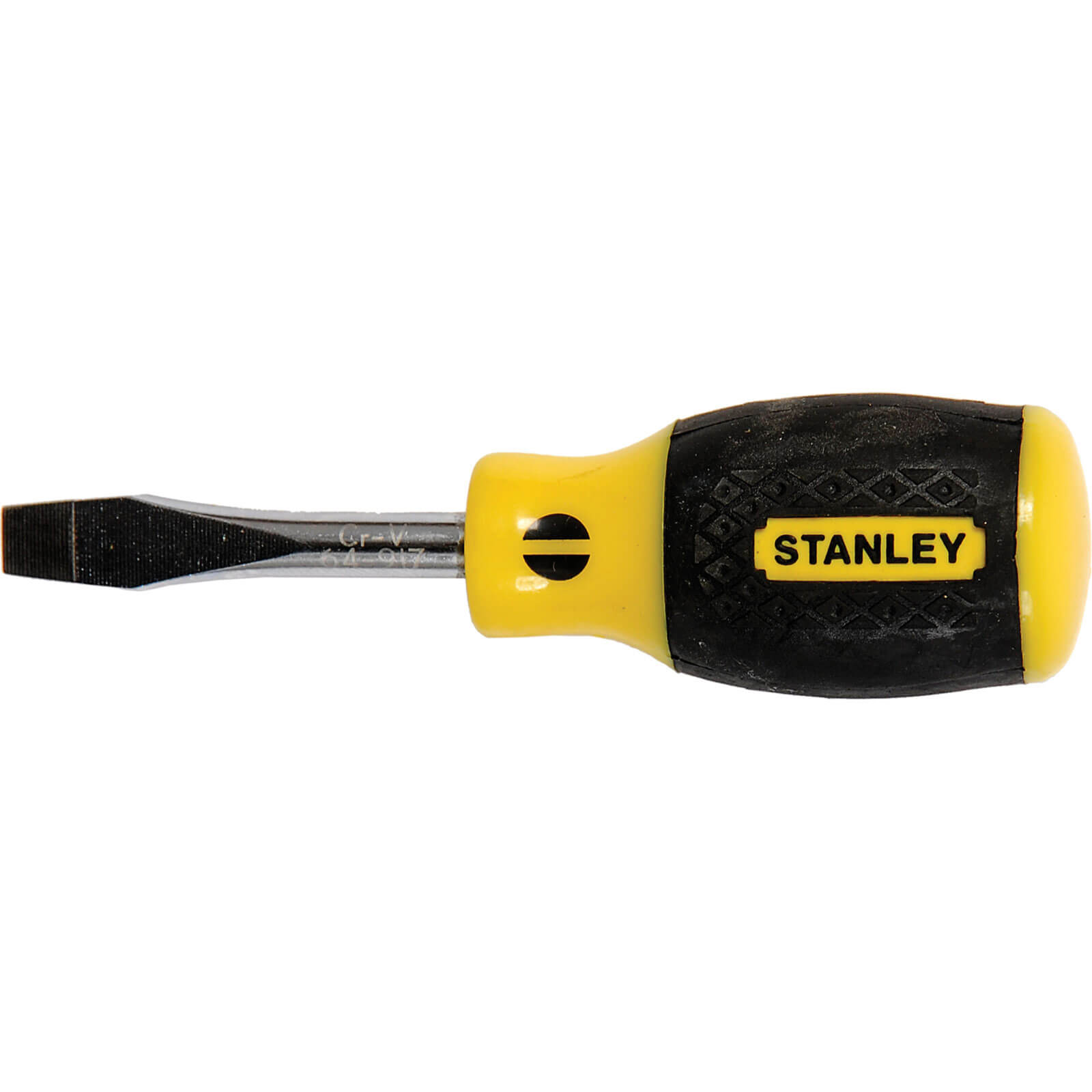 Stanley Cushion Grip Screwdriver Flared Slotted 6.5mm x 45mm