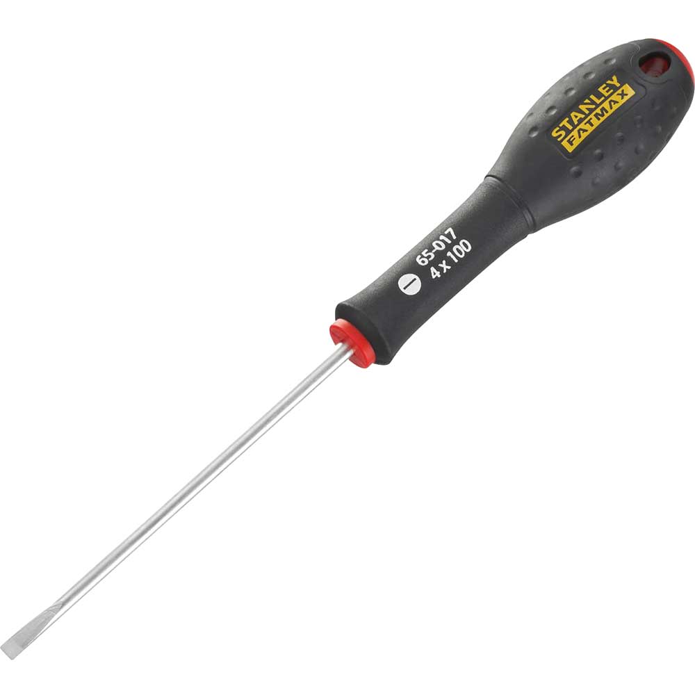 Image of Stanley FatMax Screwdriver Parallel Slotted 4mm x 100mm