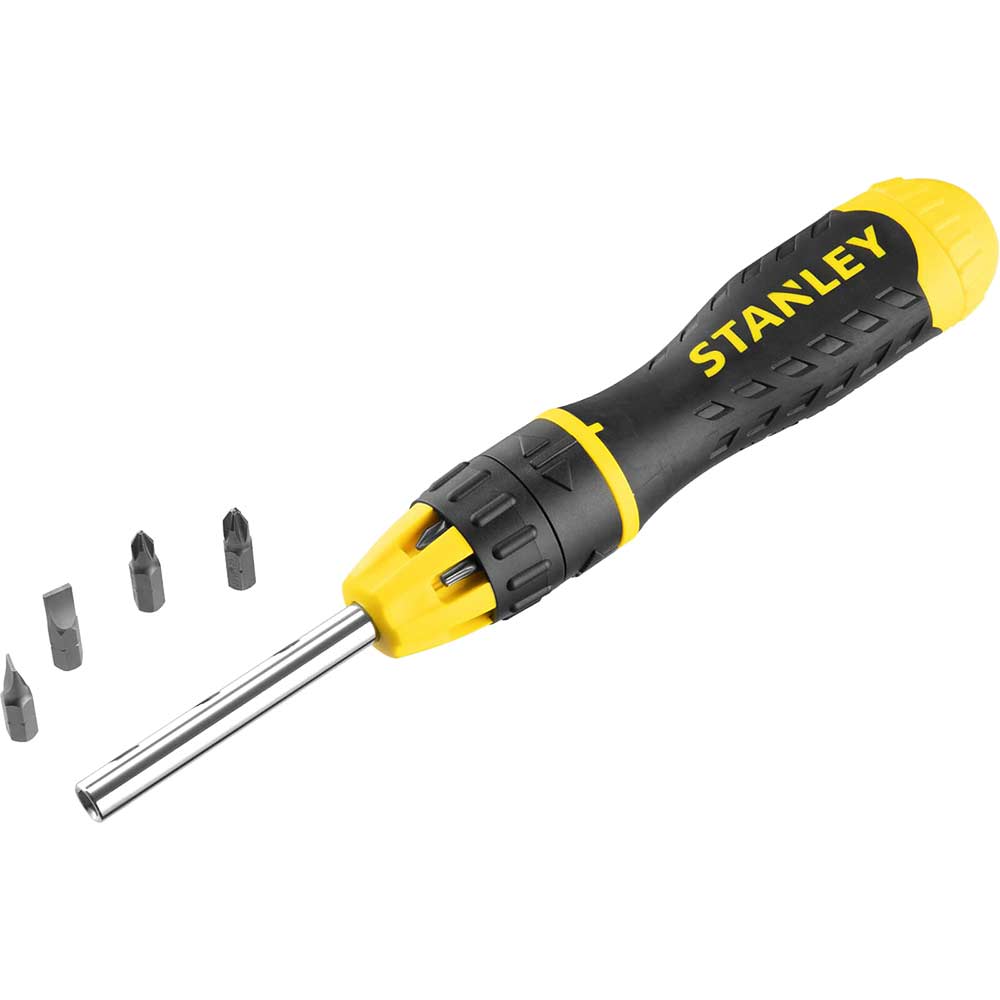 Image of Stanley Multibit Ratchet Screwdriver & Bits 068010