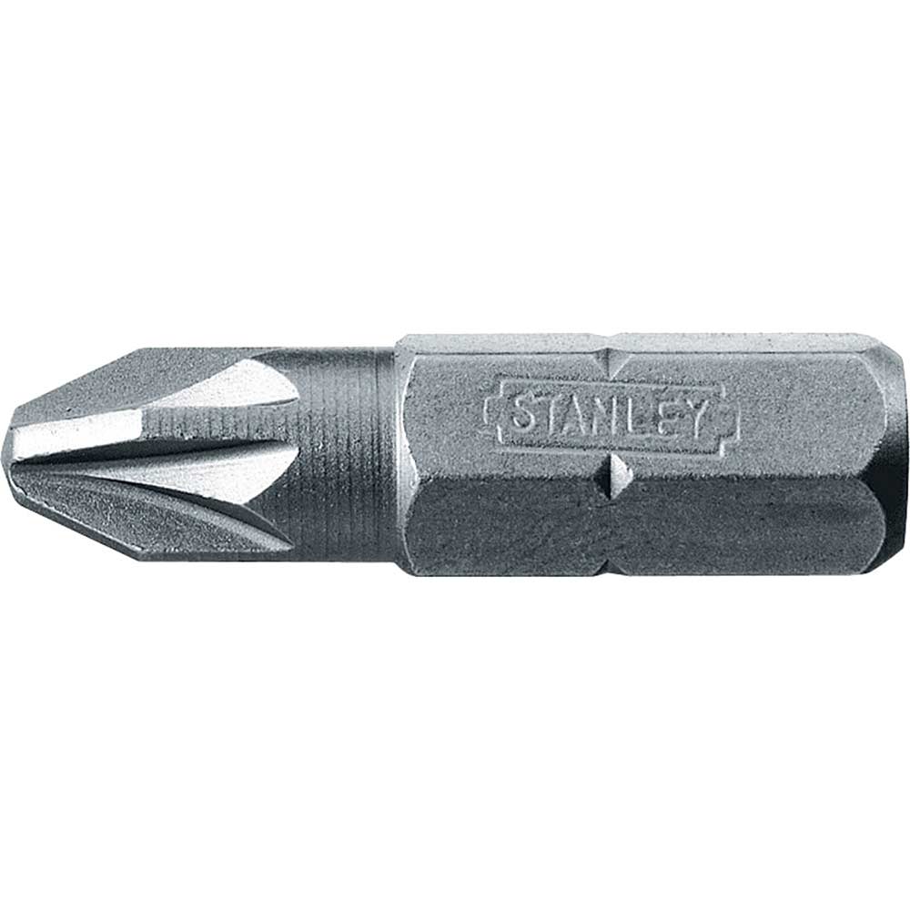 Stanley Pozidriv 1Pt Bit 25mm (1 x 25)