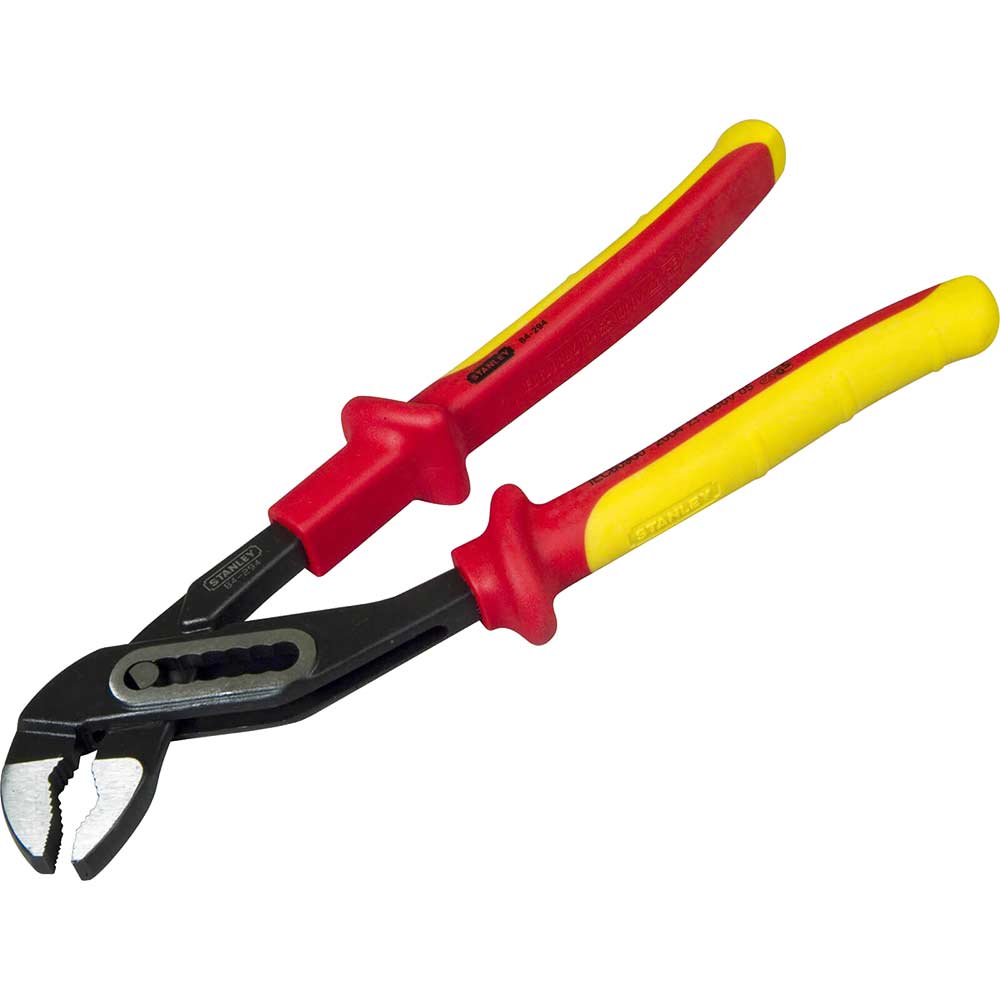 Stanley Maxsteel VDE Insulated Waterpump Pliers 255mm