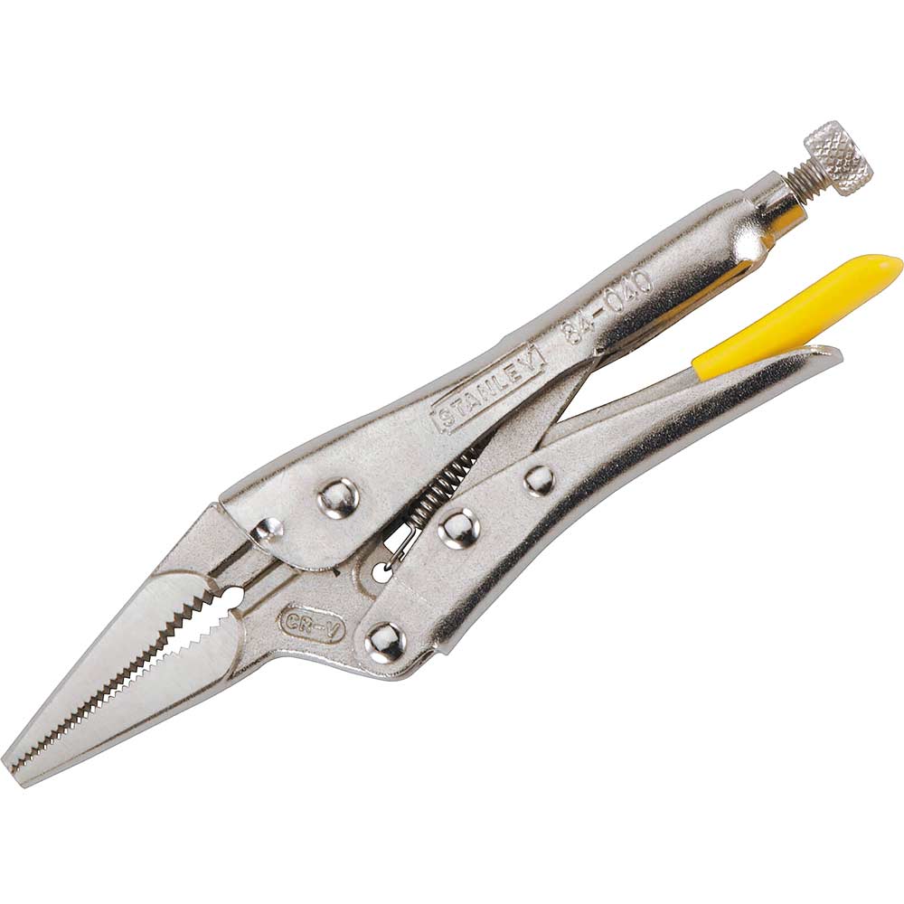 Stanley Locking Pliers 6" Long Nose
