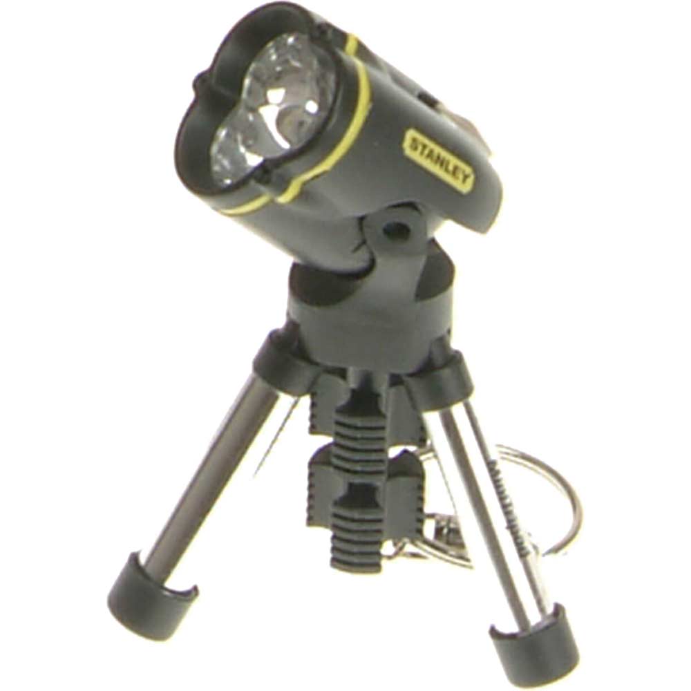 Stanley 369 Mini Keyring Tripod Torch Size 3 x Lr41 Batteries