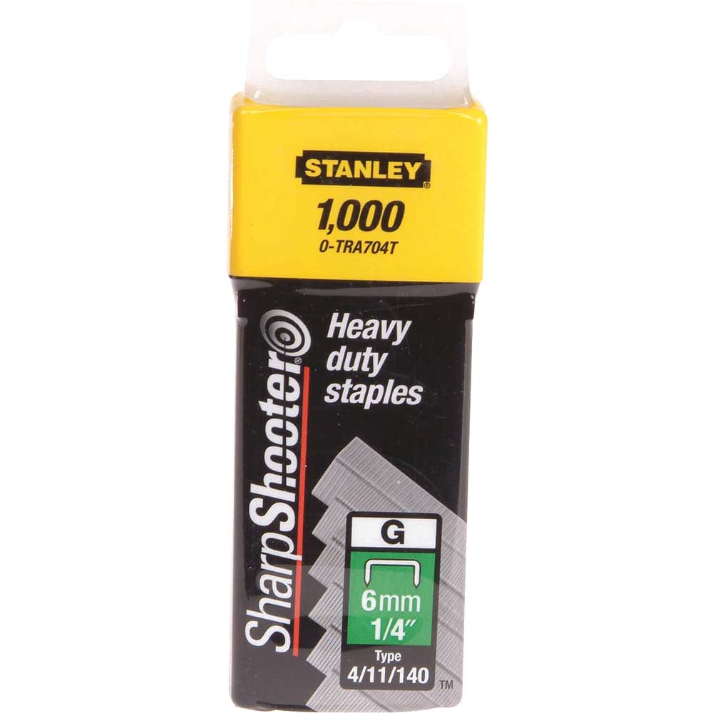 Stanley Sharpshooter Type G Heavy Duty Staples 14mm Pack of 1000