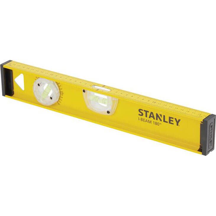 Stanley Pro 180 I Beam 3 Vial Spirit Level + Rotating Vial 120cm / 48"