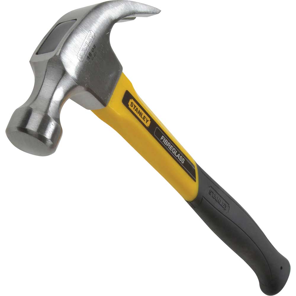 Stanley Fibre Glass Curved Claw Hammer 16 oz