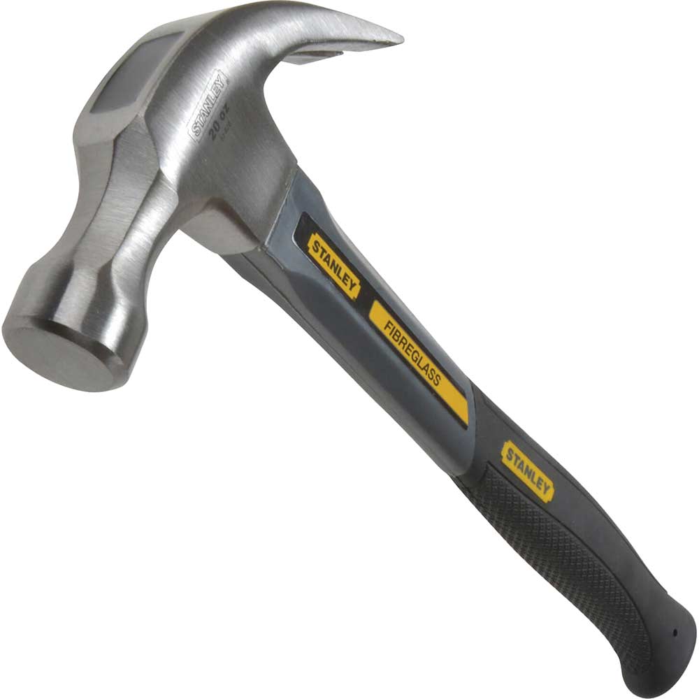 Stanley Fibre Glass Curved Claw Hammer 20oz