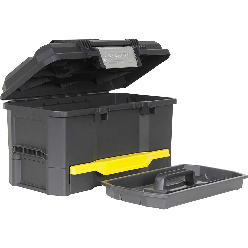 Stanley One Touch Tool Box with Drawer 480mm / 19"