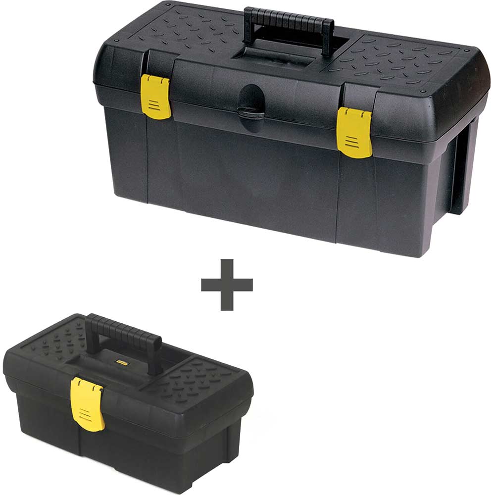 Stanley Tool Box Set Black 480mm / 19" & 315mm / 12.5"