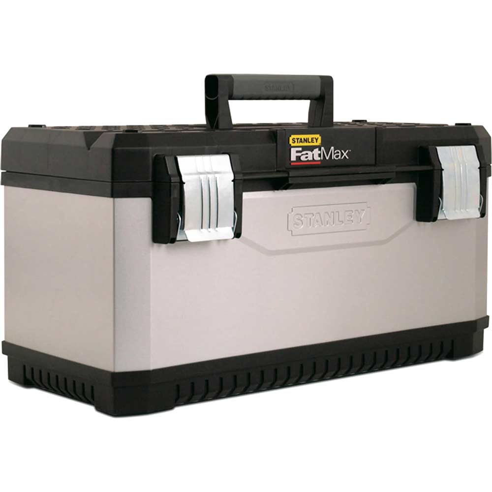 Image of Stanley FatMax Metal & Plastic Tool Box Grey & Black 660mm / 26&quot;