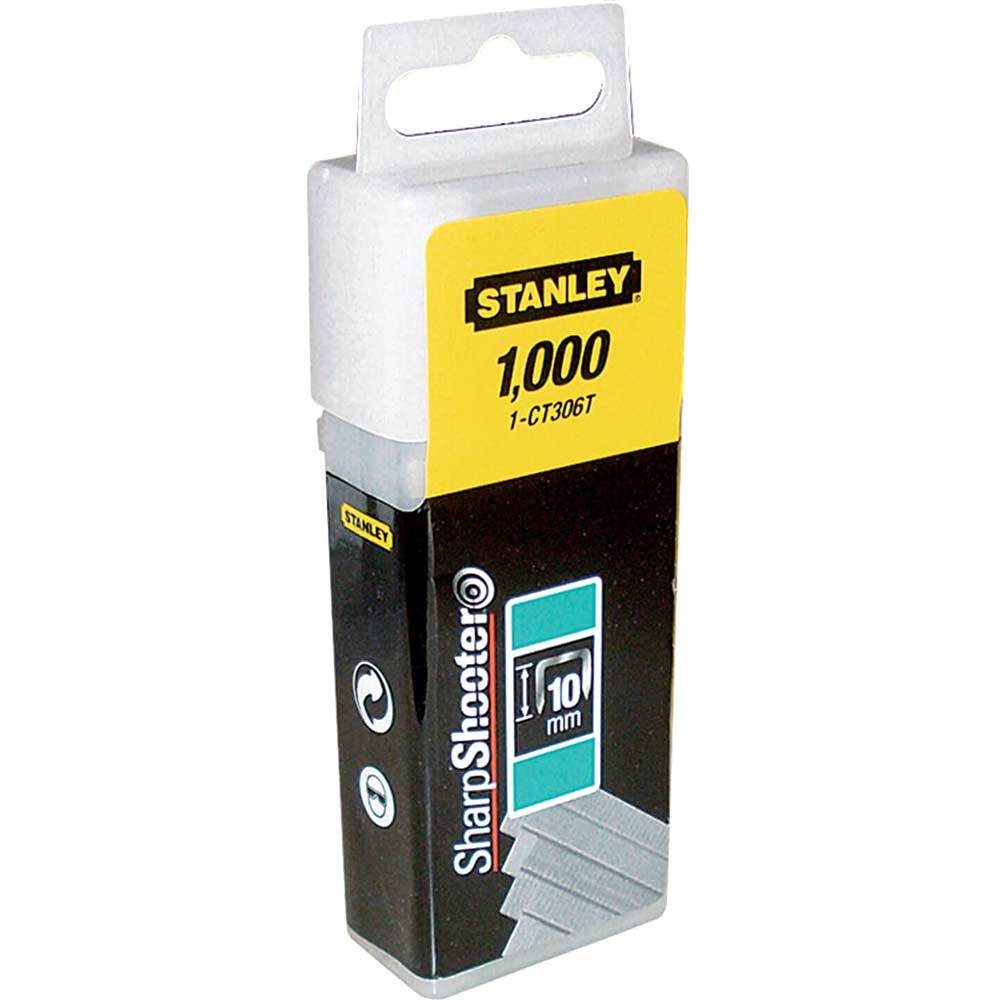 Stanley 1-CT308T Flat Narrow Crown Staples 12mm