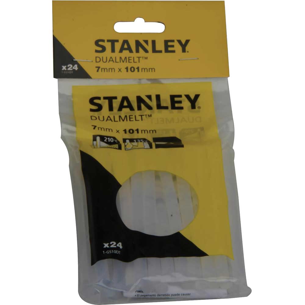 Stanley Dual Temp Mini Glue Sticks 7 x 100mm Pack of 24