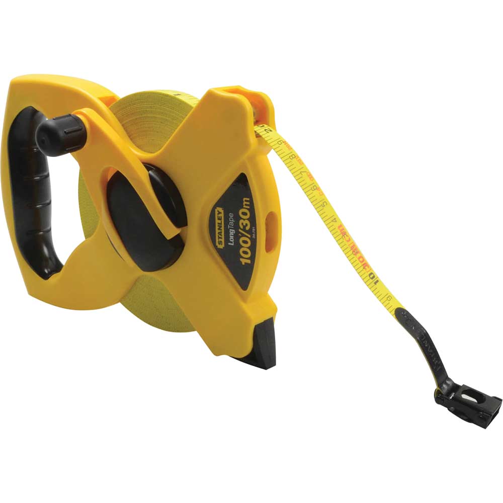 Stanley Open Reel 30 Metre / 100 Feet Fibre Glass Tape Measure
