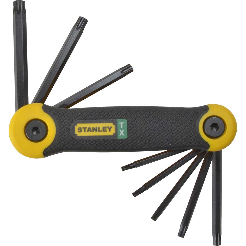 Image of Stanley 8 Piece Folding Torx Hex Key Set