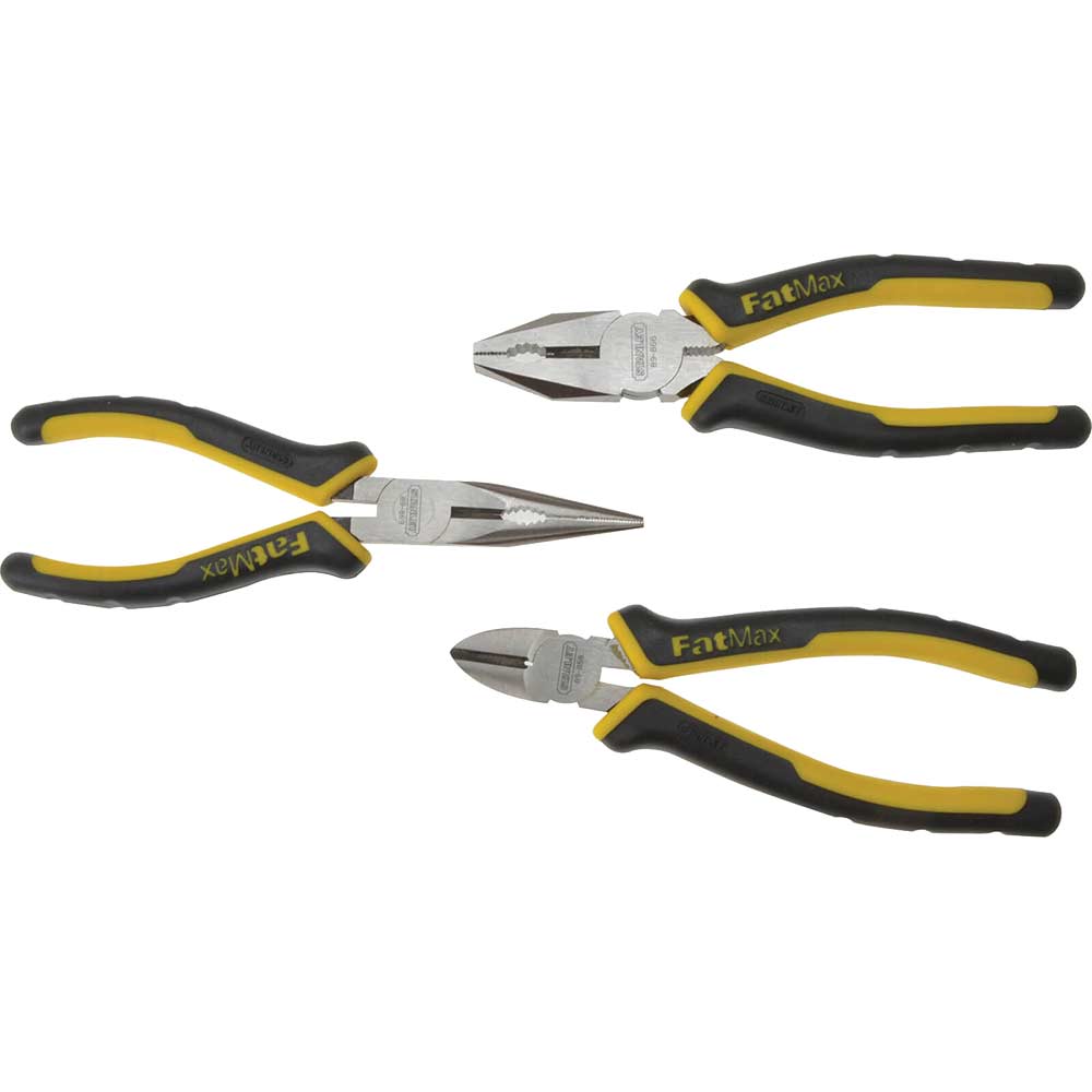 Image of Stanley 3 Piece FatMax Plier Set