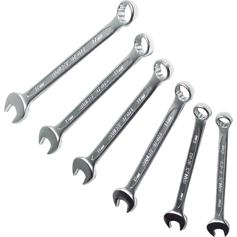 Image of Stanley Comb Spanner Set 10-17mm 6Pc 4 87 053