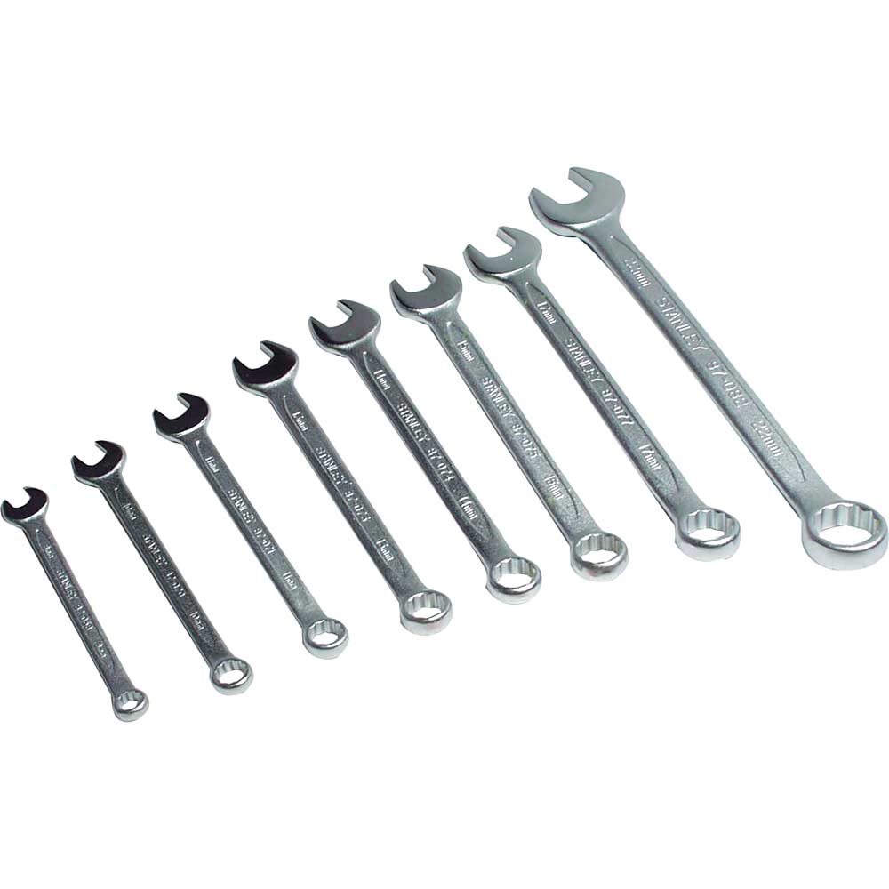 Image of Stanley Comb Spanner Set 8-22mm 8Pc 4 87 054