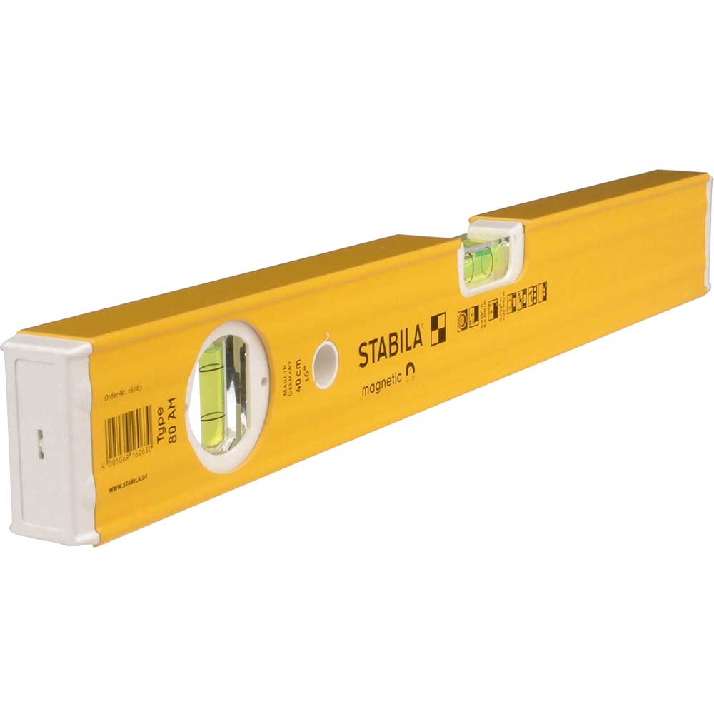 Stabila 80AM 2 Vial Magnetic Spirit Level 60cm / 24"