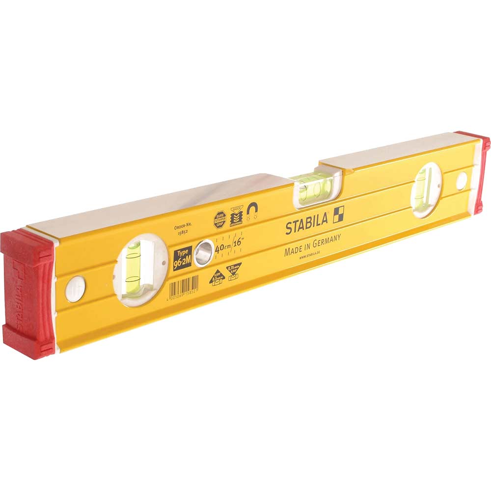 Stabila 96-M-2 Magnetic 3 Vial Spirit Level 200cm / 80"