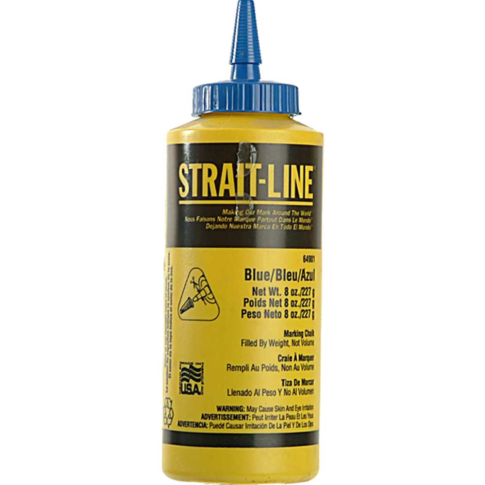 Image of StraitLine 64901 Chalk Refill 8Oz Permanent Blue