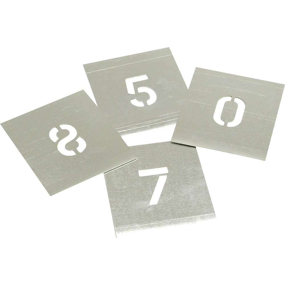 Image of Atb Set Zinc Stencils Figures 3.In