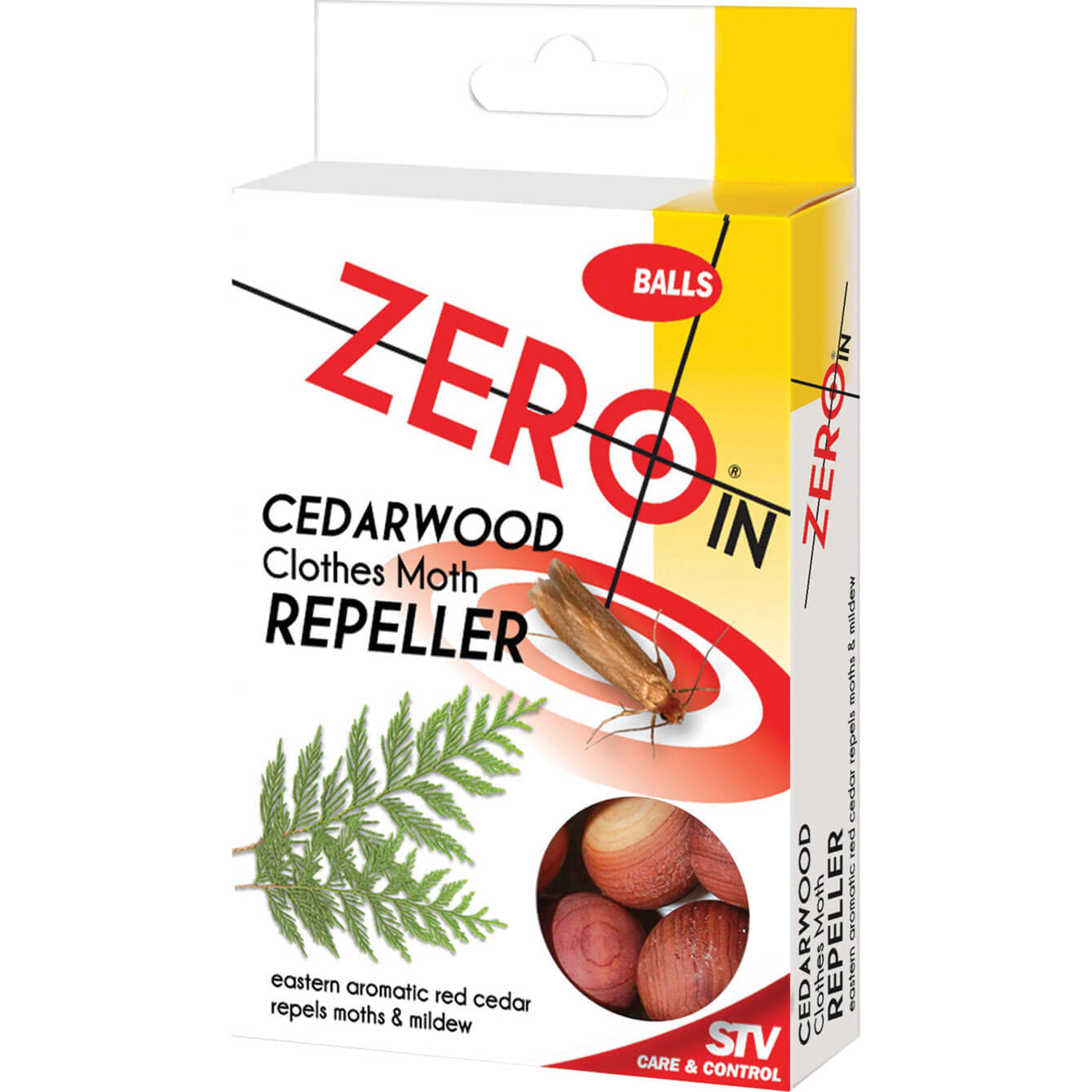STV Big Cheese Zero In Moth Repeller Cedar Balls