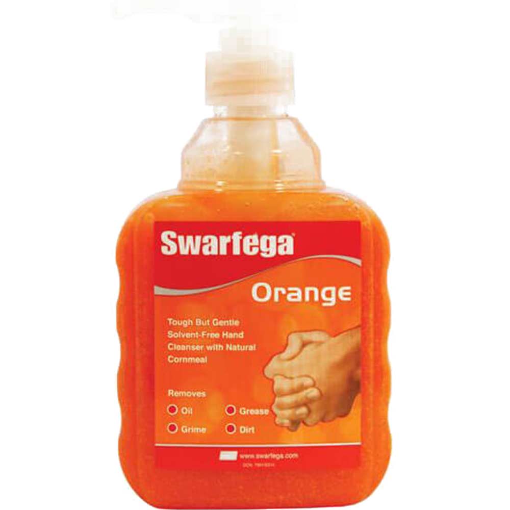 Image of Swarfega Orange Hand Cleaner Pump Bottle 450ml