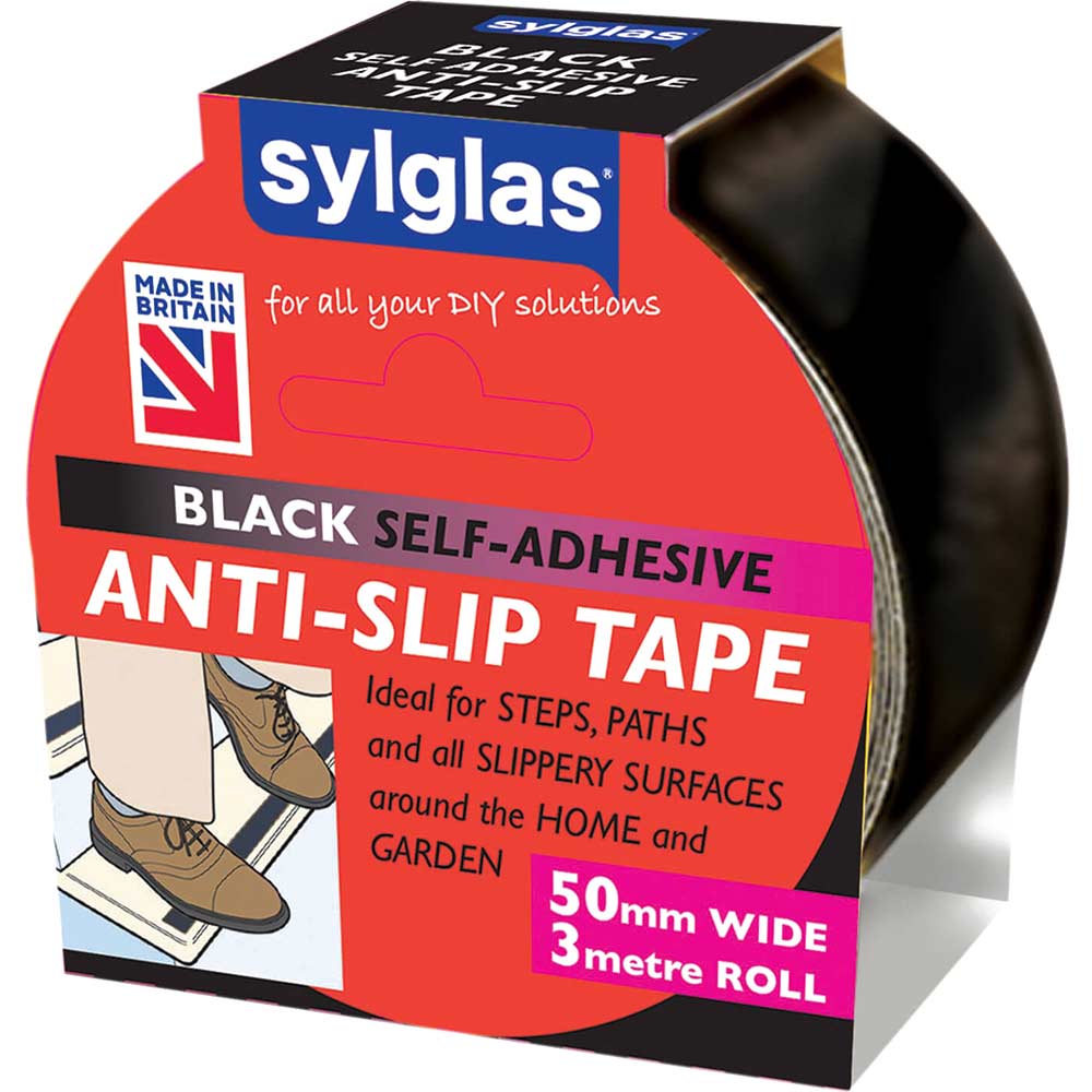 Image of Sylglas Anti-slip Tape Black 50mm x 3m
