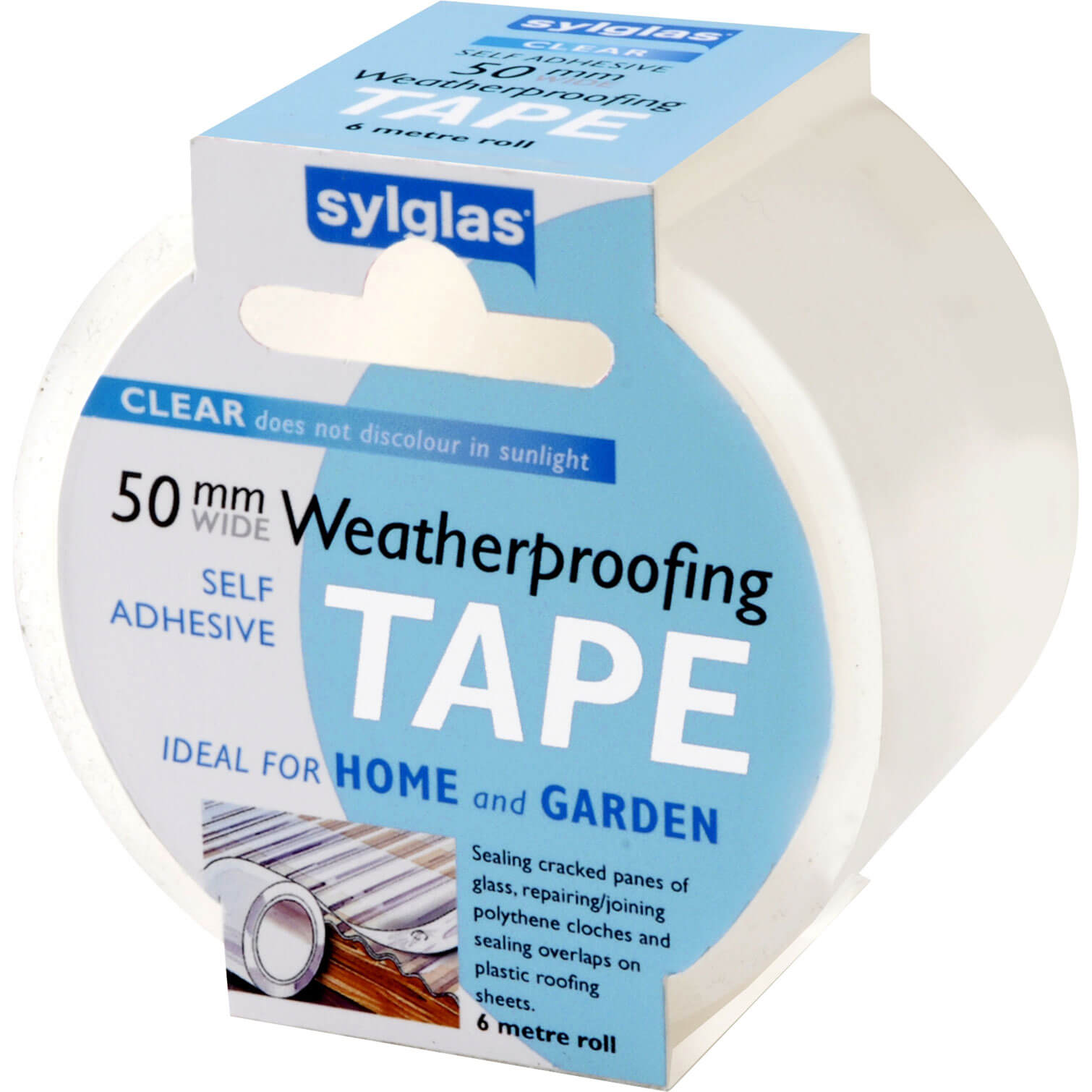 Sylglas Clear Waterproofing Tape 50mm x 6 Metre