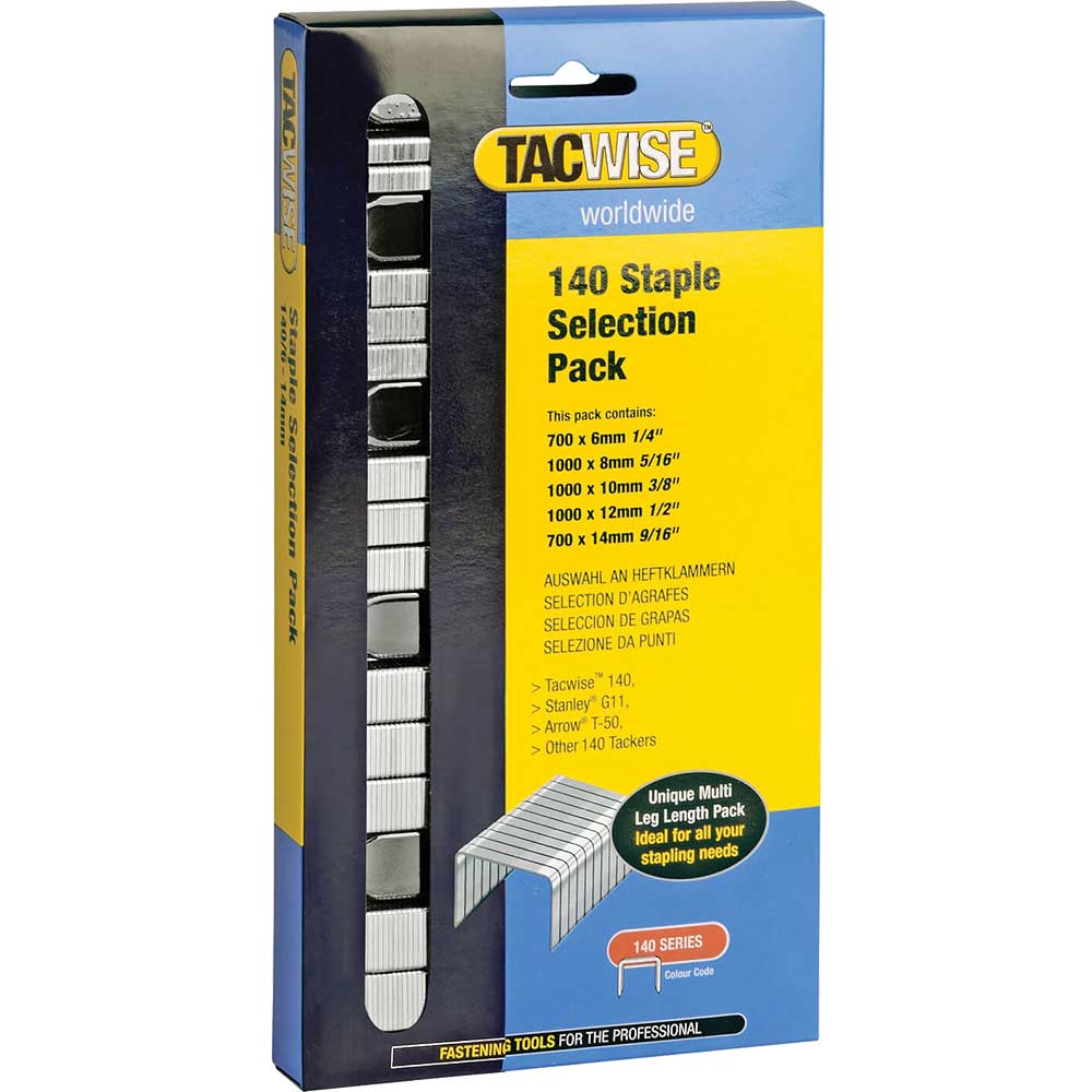 Tacwise Mixed Staple Pack of 6/8/10/12/14mm