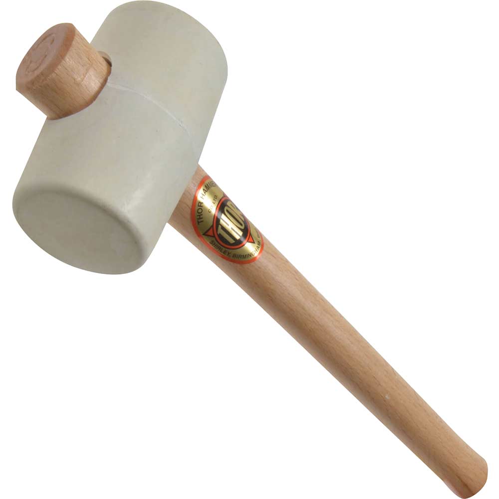 Image of Thor 952W White Rubber Mallet 2.1/8&quot;