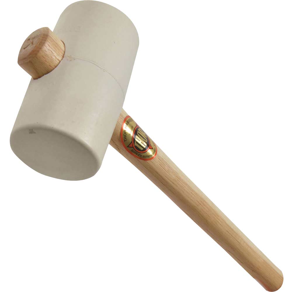 Image of Thor 953W White Rubber Mallet 2.1/2&quot;